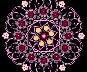 Rangoli: shaNmukhi 