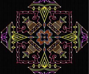 Rangoli: Kaathigai Kolams
