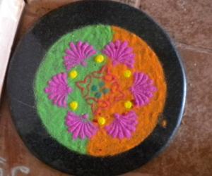 Rangoli: kolam from mumbai
