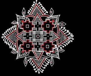 Rangoli: once again padikolam