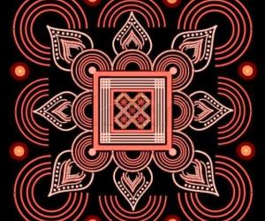 Rangoli: paDikOlam - 17
