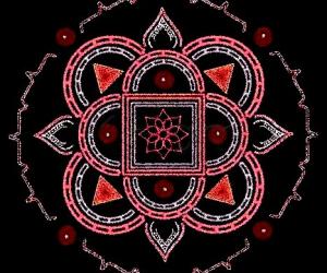 Rangoli: paDikOlam - 16