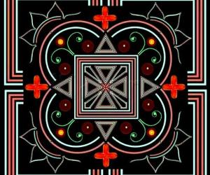 Rangoli: paDikOlam-24