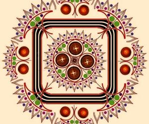 Rangoli: paDikOlam-25