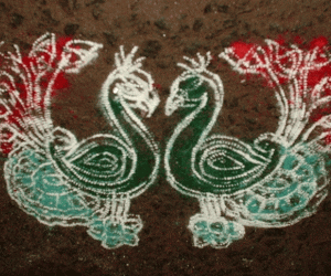 Pair of Peacocks