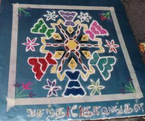 Rangoli: kolam entry - 4