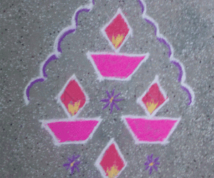 Rangoli: Deepam