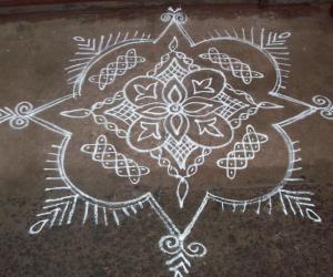 Rangoli: Gopura Kolam