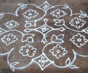 Rangoli: Flower Kolam