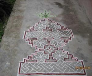 Rangoli: tulasi Madam