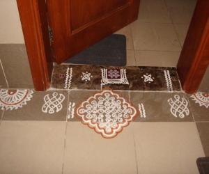 navratri kolam