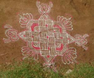 Rangoli: navratri kolams