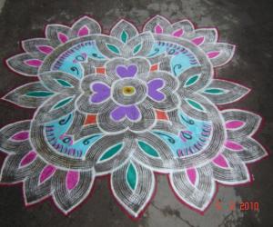 colour kolam