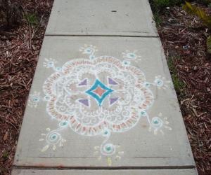 Simple rangoli
