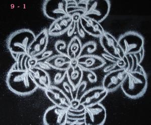 Rangoli: Spring Garden Kolams - Butterflies
