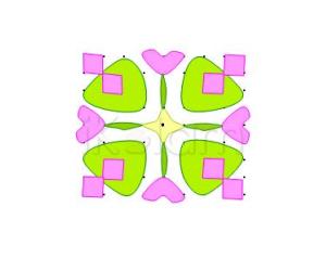 Rangoli: Flower kolam