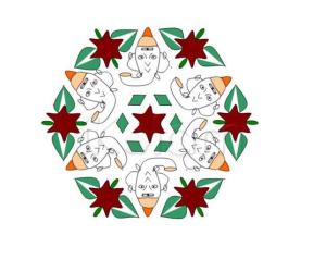 Rangoli: Ganesha