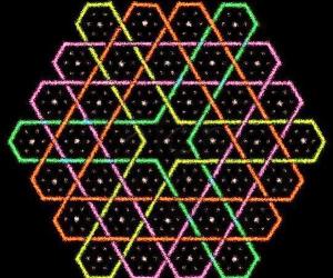 Hexagonal chikku kOlam - 3
