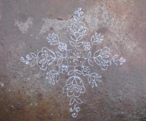 Simple rangoli
