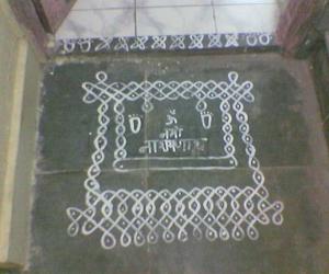 Rangoli: Krishna Janmashtami Kolam