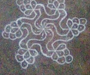 Grapes Rangoli