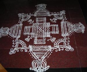 Rangoli: Navarathri day-2