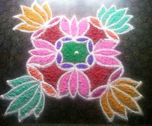 Rangoli: LOTUS