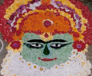Onam flower arrangement competition