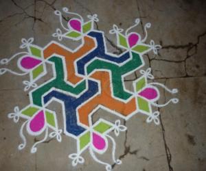 Dotted kolam 