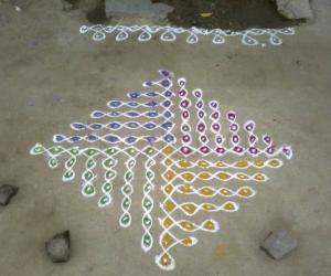 Curves kolam
