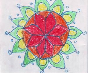 Rangoli: free hand rangoli 