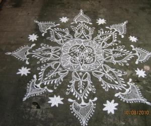 Aadi Amavaasai Kolam