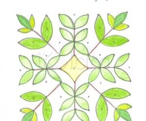 Rangoli: Curry leaves
