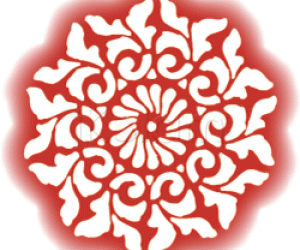 Rangoli: Mehandi design rangoli