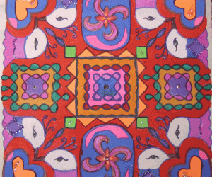 Rangoli: For rangoli contest