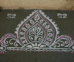 Ganesh Chaturthi rangoli
