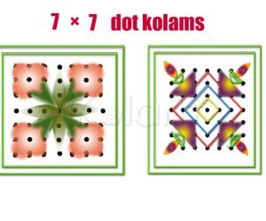 Rangoli: dotted kolams