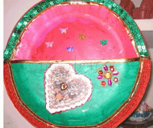 Wall hanging done by Naveen