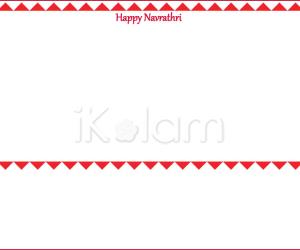 Rangoli: Happy Navratri