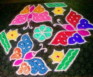 Rangoli: BUTTERFLY