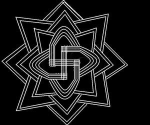 Rangoli: black and white