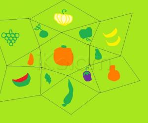 Rangoli: Fruits and veggies for the ikolam garden