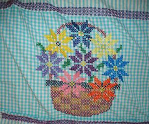 Rangoli: Flower basket