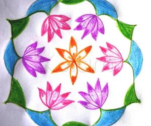 Rangoli: Water Lilly