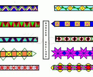 Rangoli: Border designs