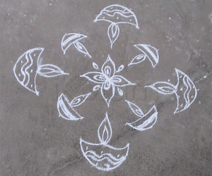Rangoli: Deepam