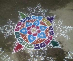 My new year rangoli