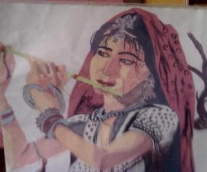 Rangoli: Painting-Banjaran(half-view)