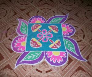 karthigaideepam rangoli