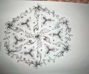 pencil kolam 
